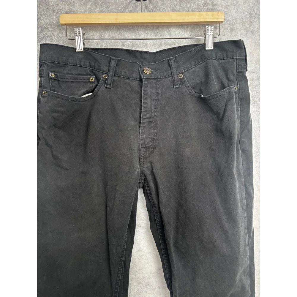 Levi's Men's 541 Athletic Taper Jeans in  Black Stretch Denim Size 34x32